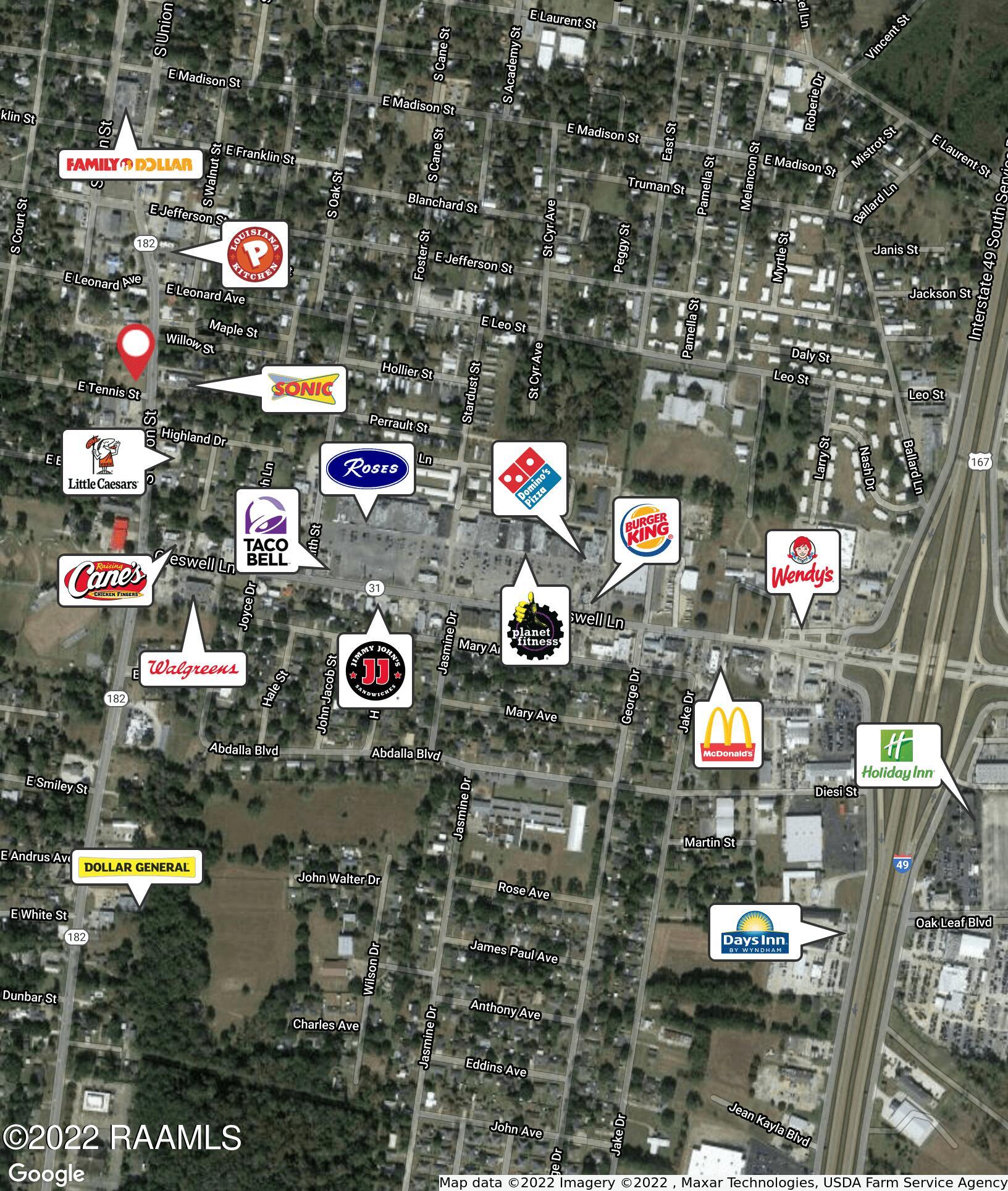 1130 South Union Street Opelousas, LA 70570 - Photo 6 of 6 Location map