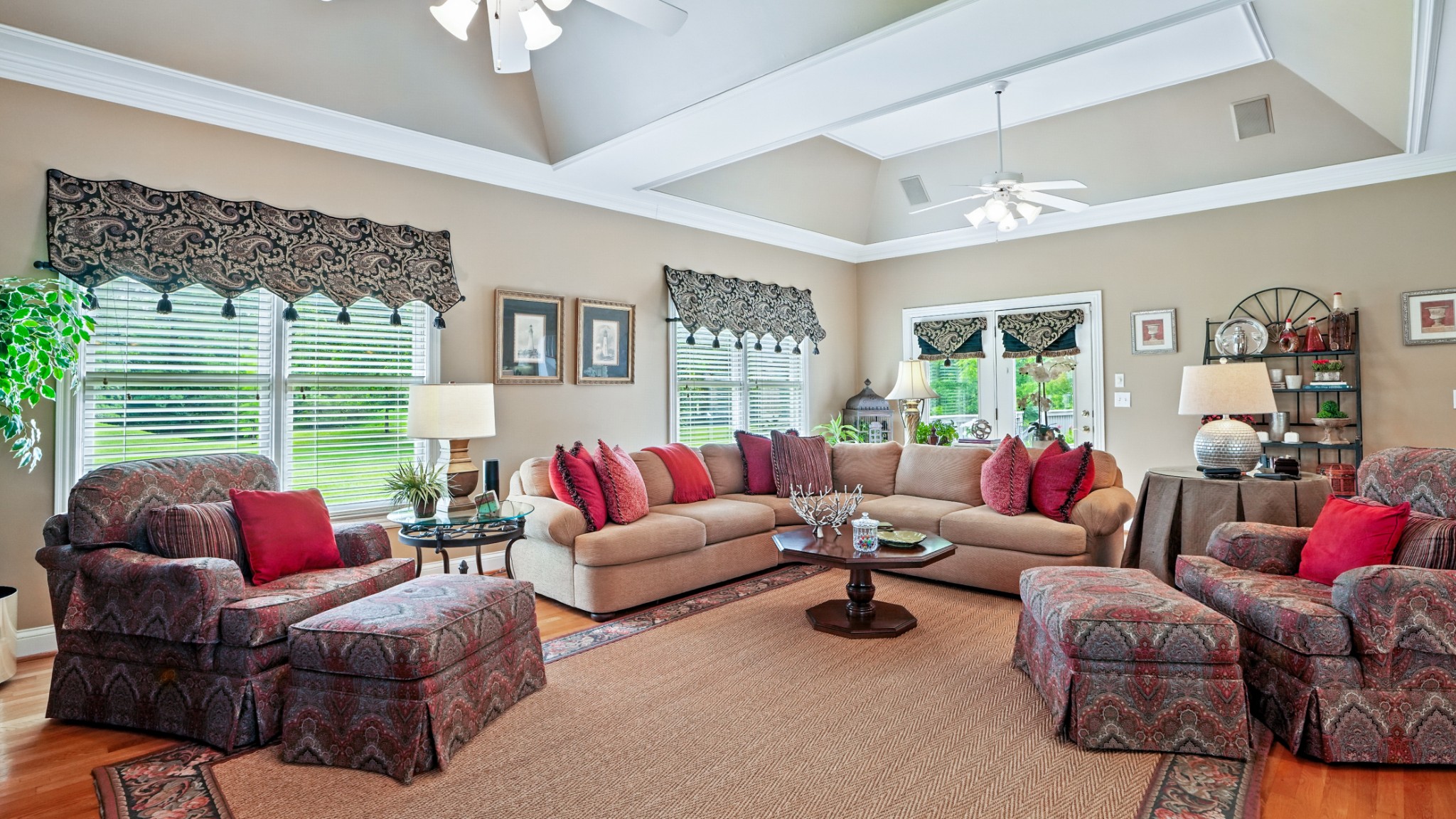 216 Lake Ridge Court Franklin, TN 37069 - Photo 42 of 75 a living room with furniture and a large window