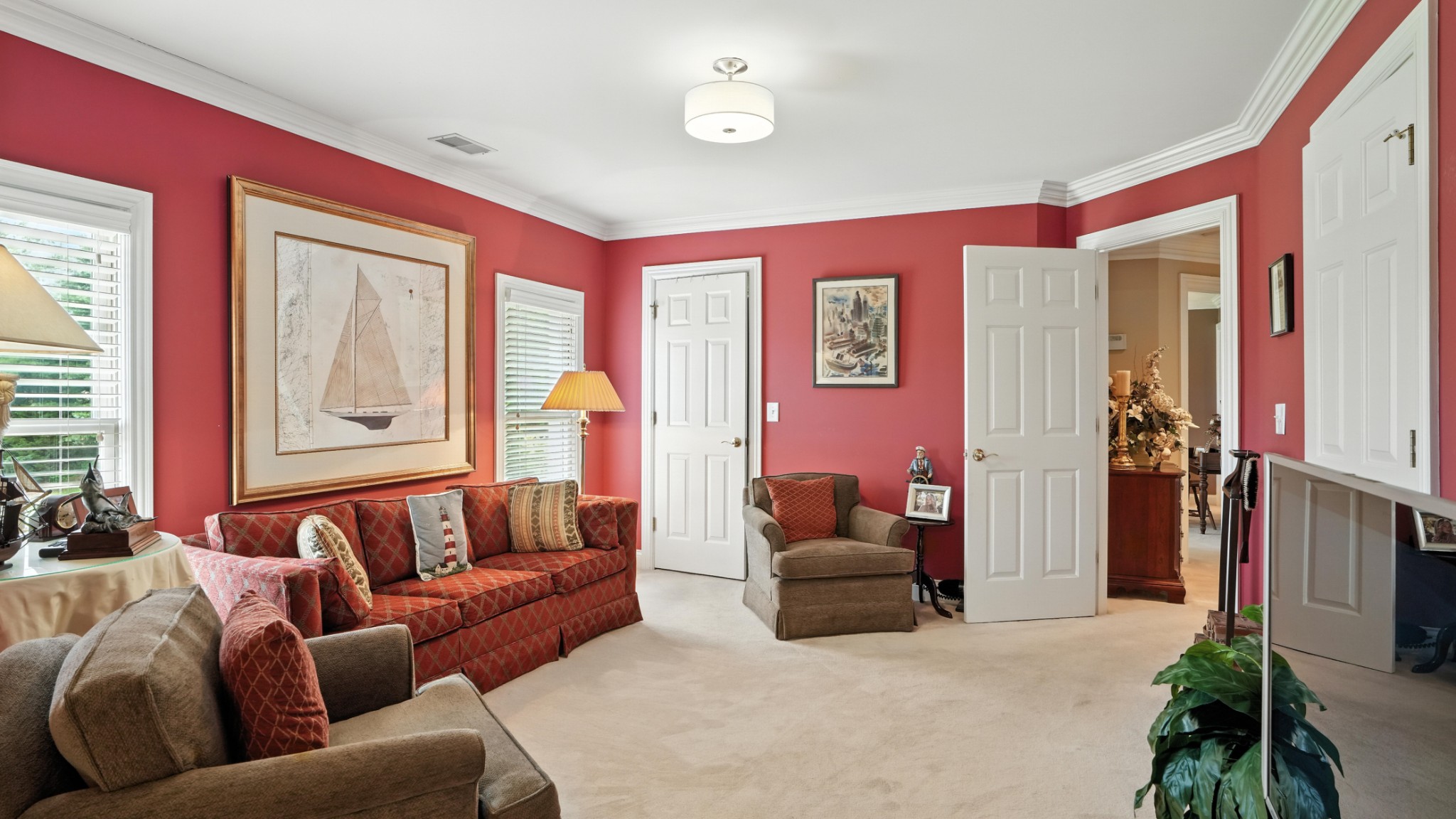 216 Lake Ridge Court Franklin, TN 37069 - Photo 53 of 75 a living room with furniture and a large window