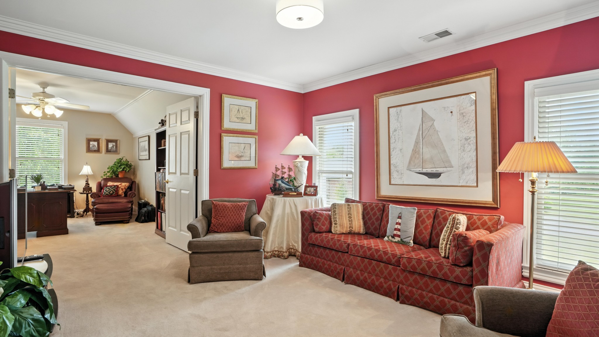 216 Lake Ridge Court Franklin, TN 37069 - Photo 54 of 75 a living room with furniture and a window