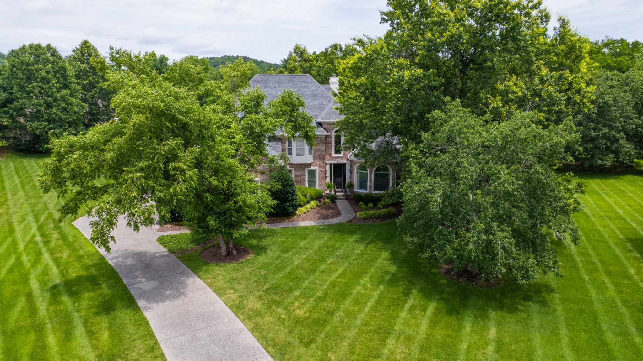 216 Lake Ridge Court Franklin, TN 37069 - Photo 72 of 75 a view of a house with a yard