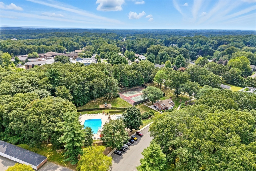 73 Yorktown Drive, Unit 73 Springfield, MA 01108 - Photo 38 of 42 an aerial view of a houses with a yard