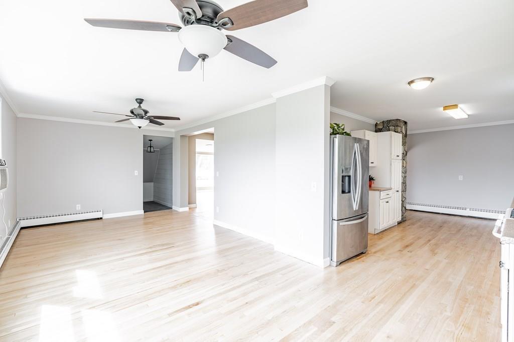 109 New Ludlow Road Granby, MA 01033 - Photo 15 of 42 a view of an empty room with a ceiling fan
