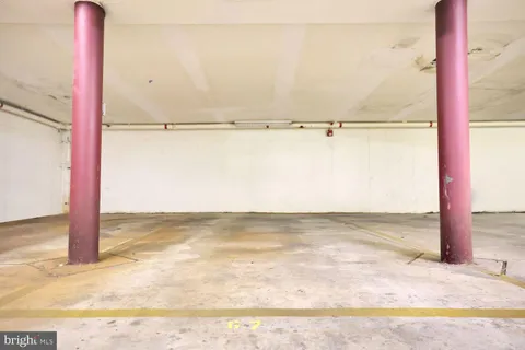 a view of a room with an empty space