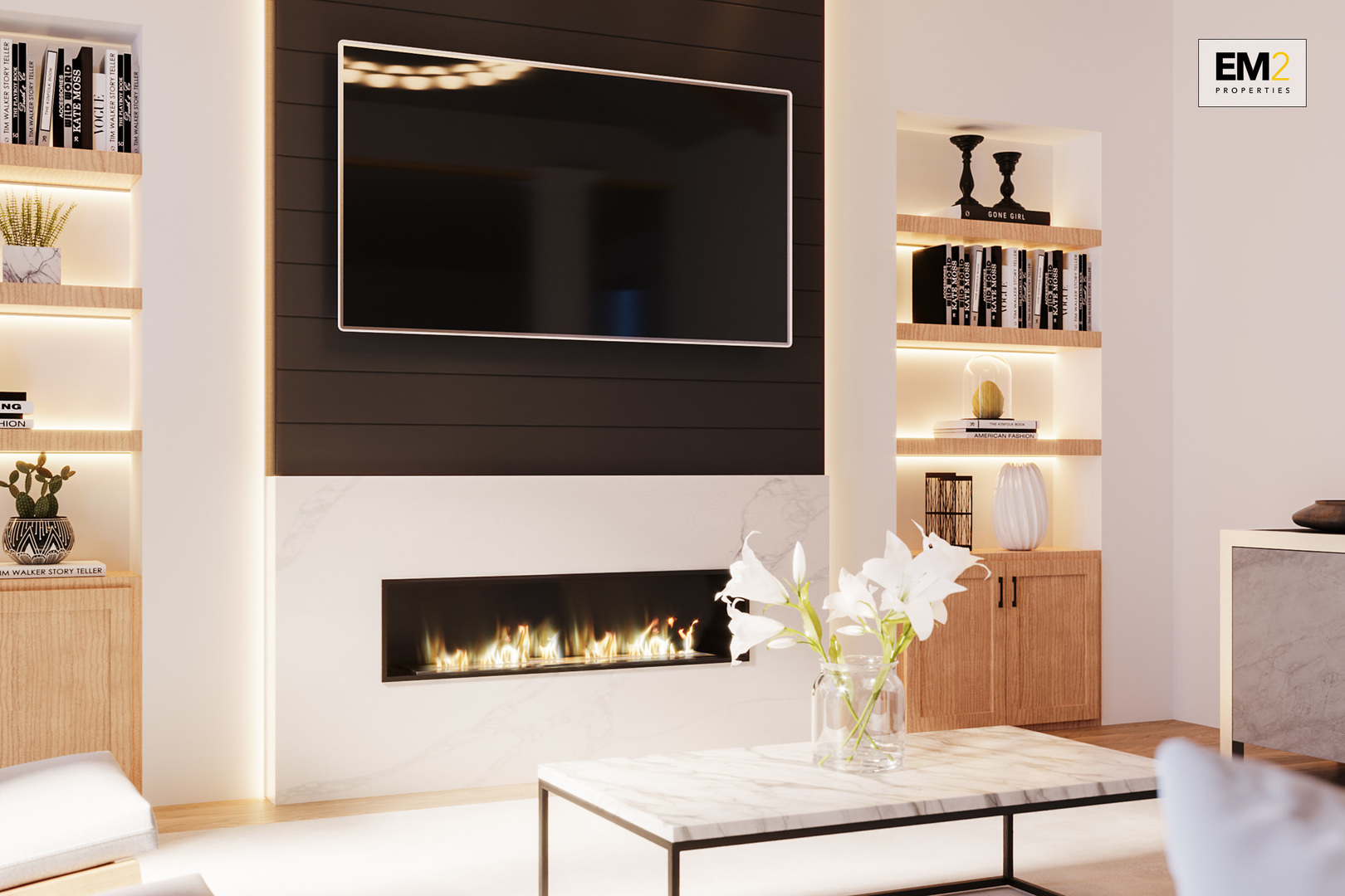 1402 Vine Avenue Park Ridge, IL 60068 - Photo 11 of 29 a living room with furniture and a fireplace