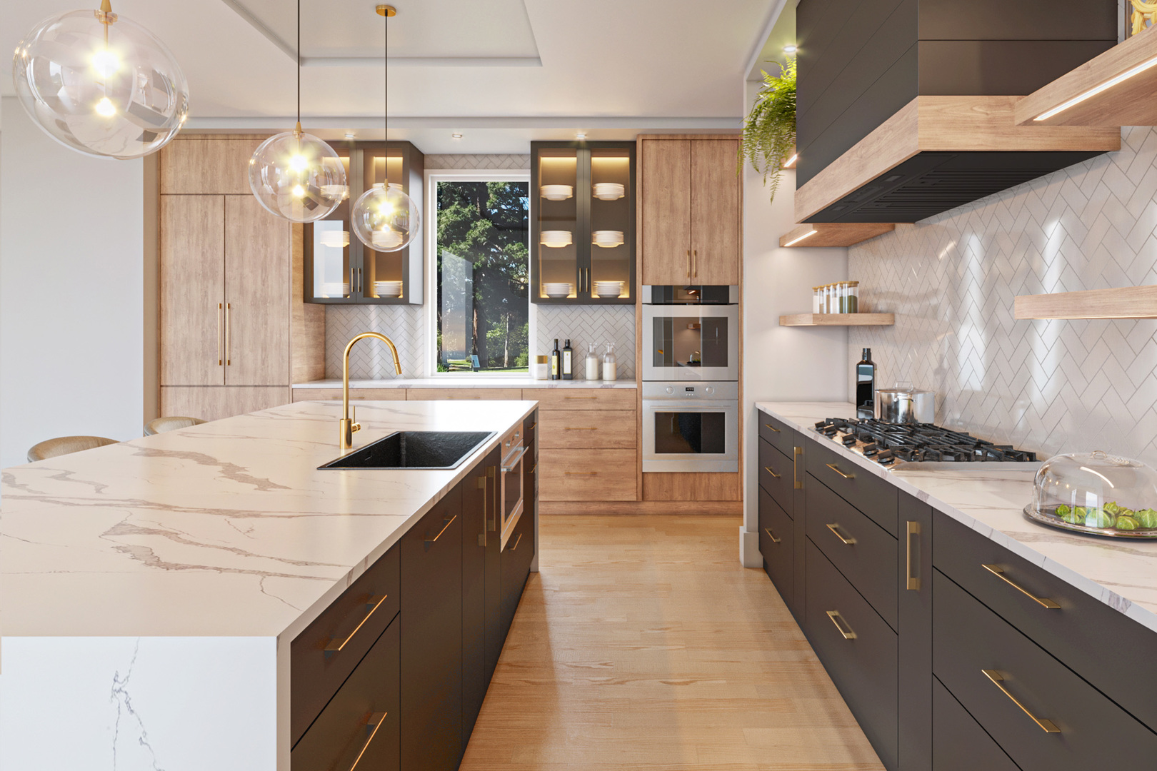 1402 Vine Avenue Park Ridge, IL 60068 - Photo 7 of 29 a kitchen with stainless steel appliances granite countertop a sink a stove and a refrigerator