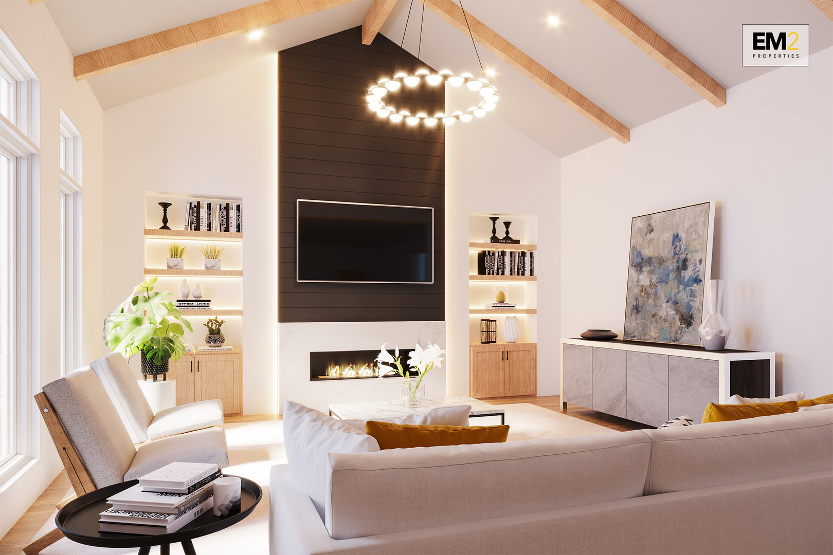 1402 Vine Avenue Park Ridge, IL 60068 - Photo 10 of 29 a living room with furniture and a flat screen tv