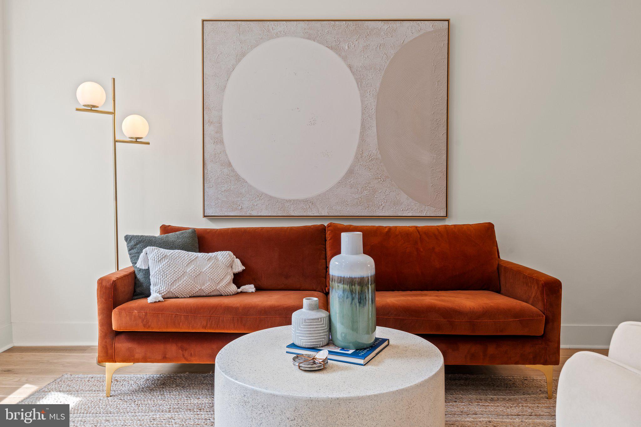 1031 Mercy Street Philadelphia, PA 19148 - Photo 4 of 34 a living room with furniture and a mirror