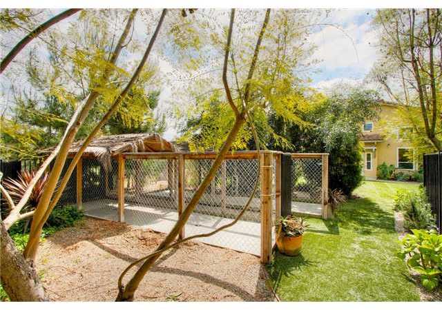 2772 Lone Jack Road Encinitas, CA 92024 - Photo 15 of 16 Two Large shaded dog Kennels in back yard shielded from view