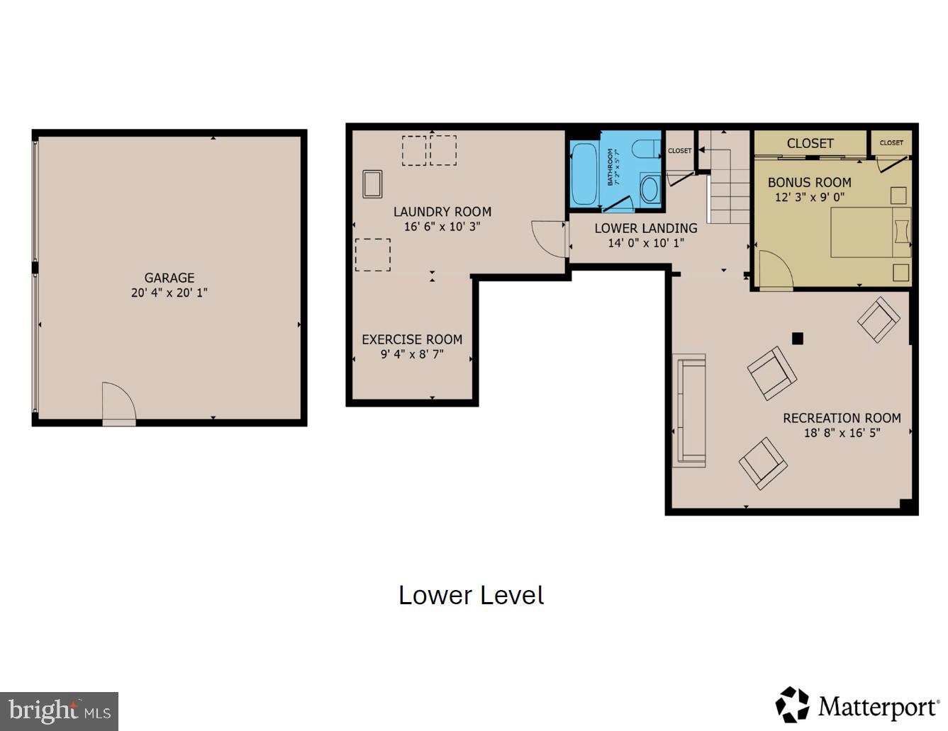 11619 Chapel Cross Way Reston, VA 20194 - Photo 33 of 33 Lower Level Floor Plan