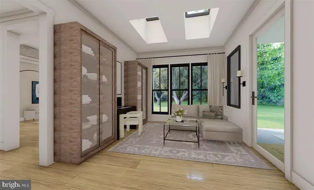 a en suite bathroom with a sink and a mirror