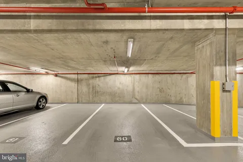 a view of a building and a street