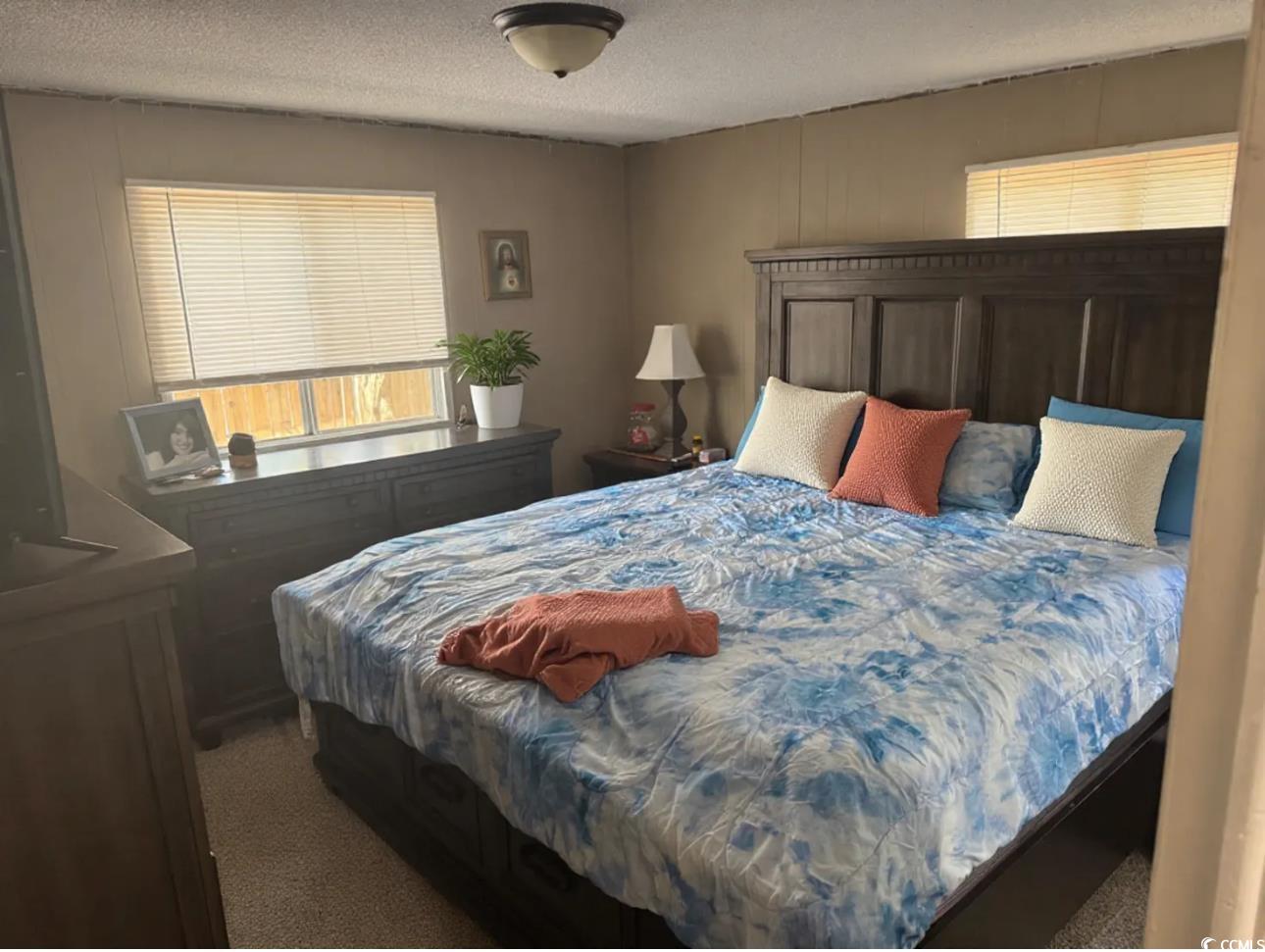 500 Palmetto Street Conway, SC 29527 - Photo 8 of 17 Bedroom featuring carpet and a textured ceiling