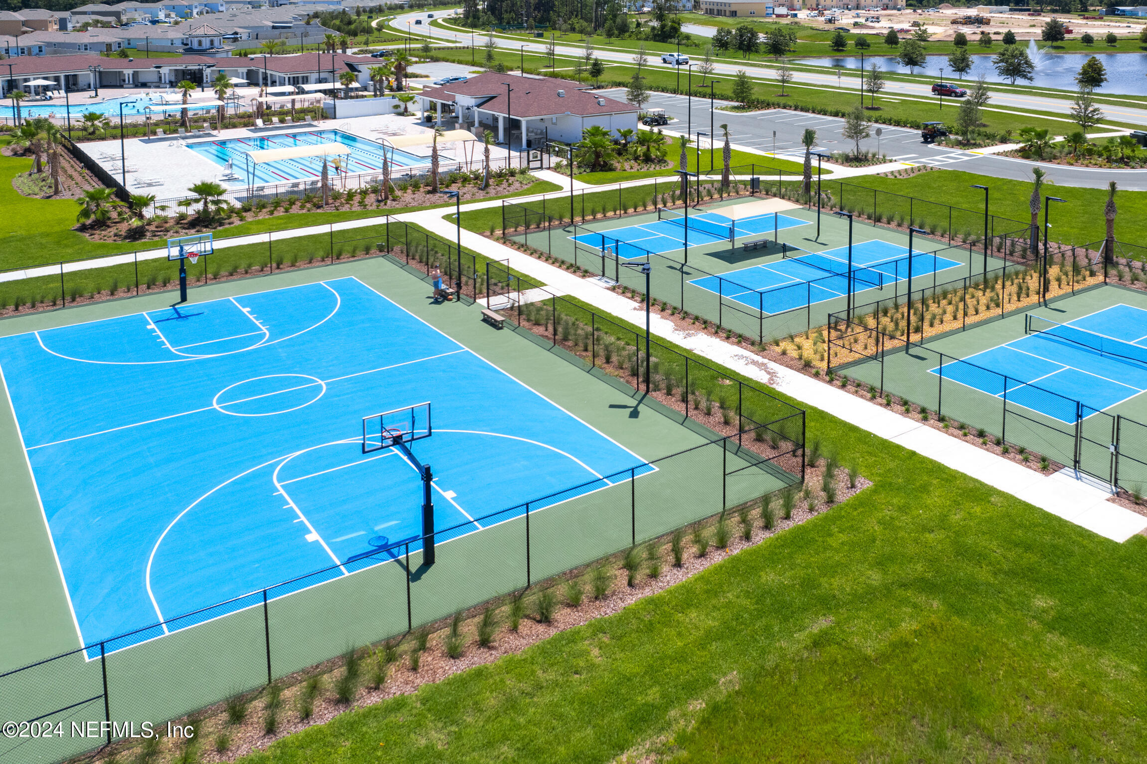 254 Ebro Road St. Augustine, FL 32084 - Photo 42 of 49 a view of a swimming pool with a lounge chairs