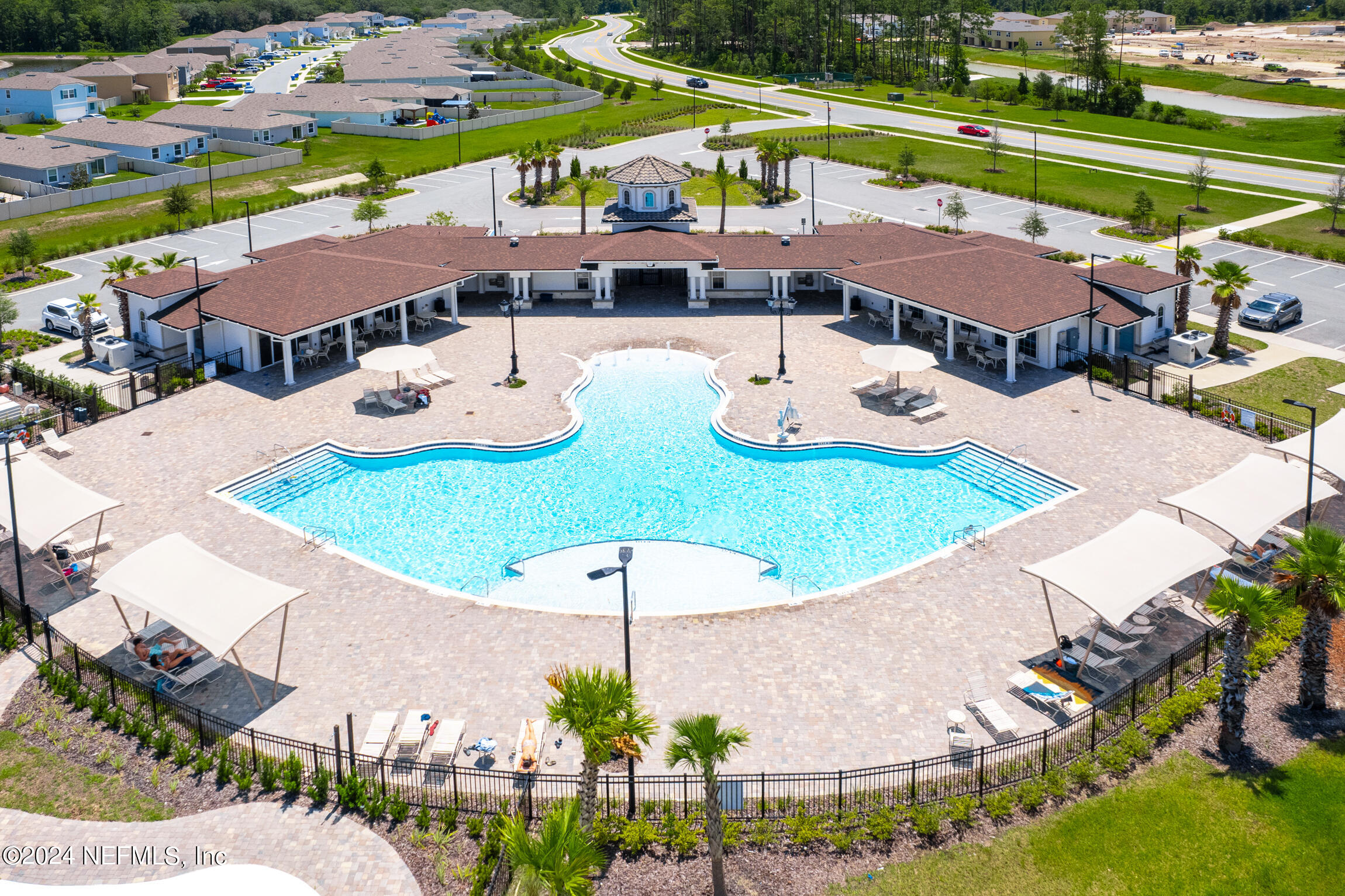 254 Ebro Road St. Augustine, FL 32084 - Photo 48 of 49 an aerial view of a house with outdoor space pool patio swimming pool and outdoor seating