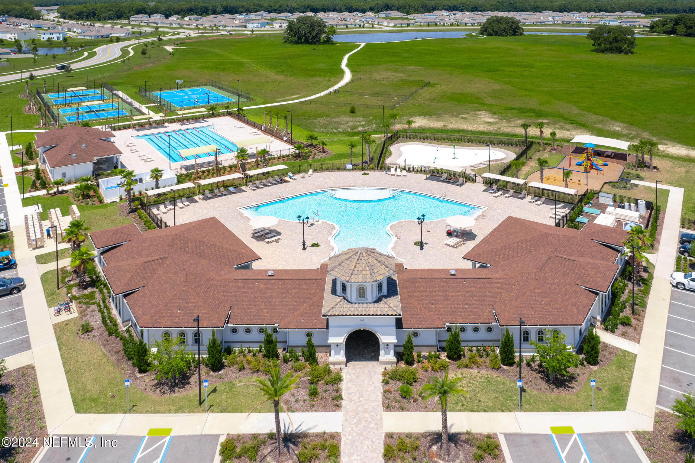 254 Ebro Road St. Augustine, FL 32084 - Photo 49 of 49 an aerial view of a house with a ocean view