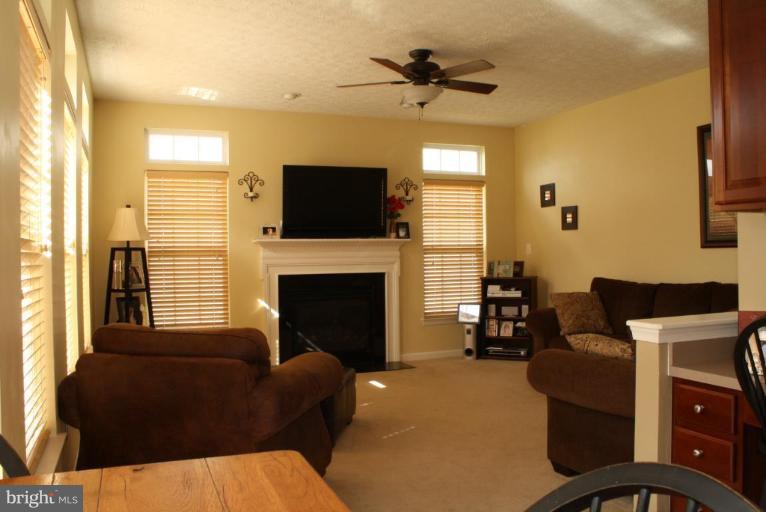 5627 New Forge Road White Marsh, MD 21162 - Photo 9 of 30 a living room with furniture a fireplace and a flat screen tv