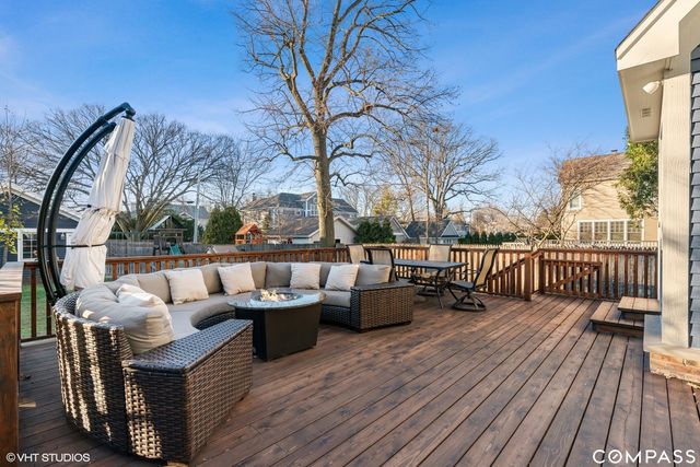 a view of roof deck with patio