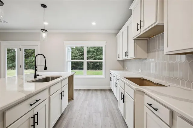 a view of small space with racks on the wall