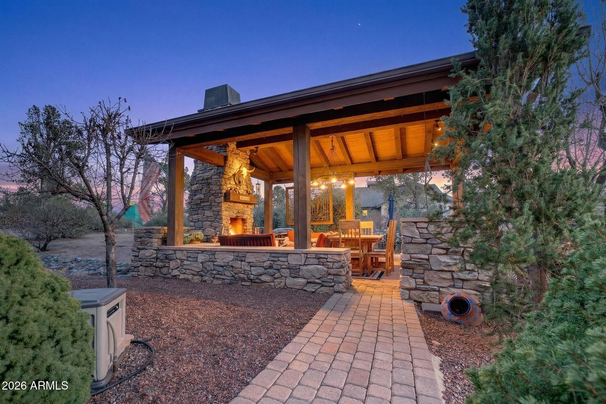 9820 Clear Fork Road Prescott, AZ 86305 - Photo 42 of 75 a view of a pathway of a house with a yard