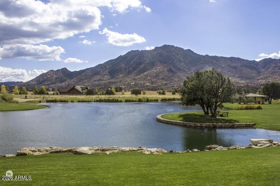9820 Clear Fork Road Prescott, AZ 86305 - Photo 58 of 75 a view of a lake with a mountain in the background
