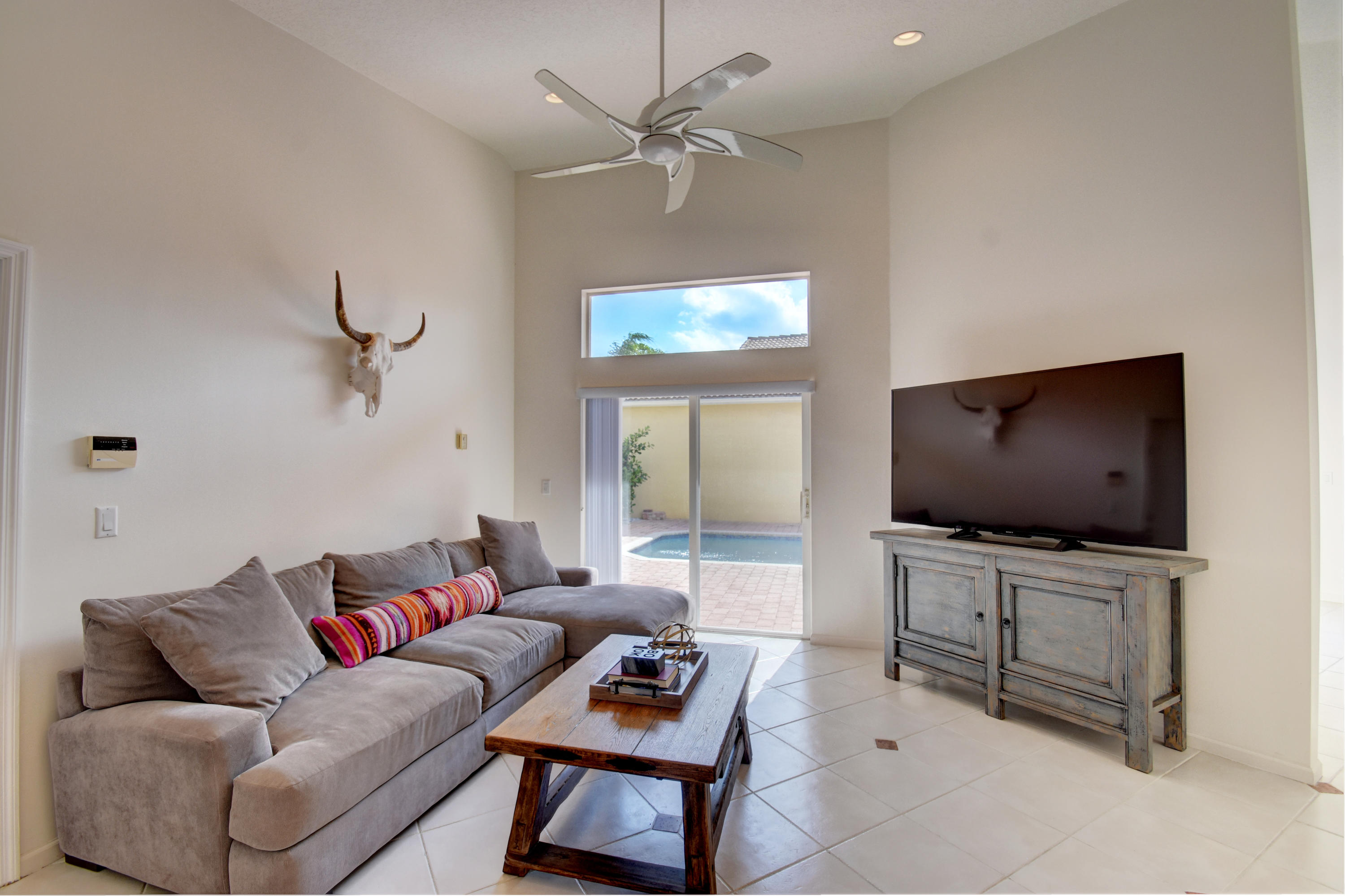 7201 Northwest Turtle Walk Boca Raton, FL 33487 - Photo 13 of 39 Family room opens to courtyard