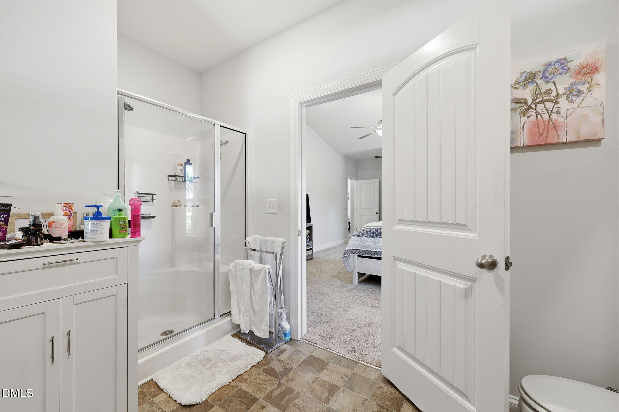 7012 Vanover Drive Raleigh, NC 27604 - Photo 26 of 41 Primary Bath with Walk-In Shower
