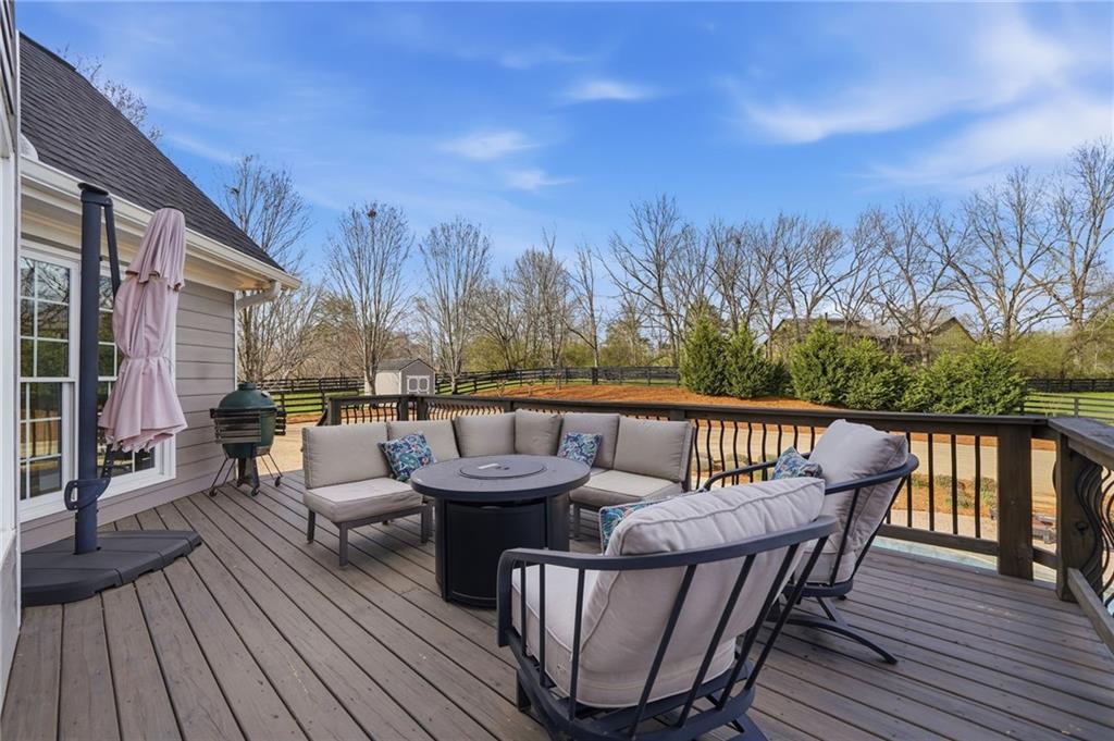 140 Red Gate Lakes Drive Canton, GA 30115 - Photo 64 of 92 a view of balcony with wooden floor and outdoor seating