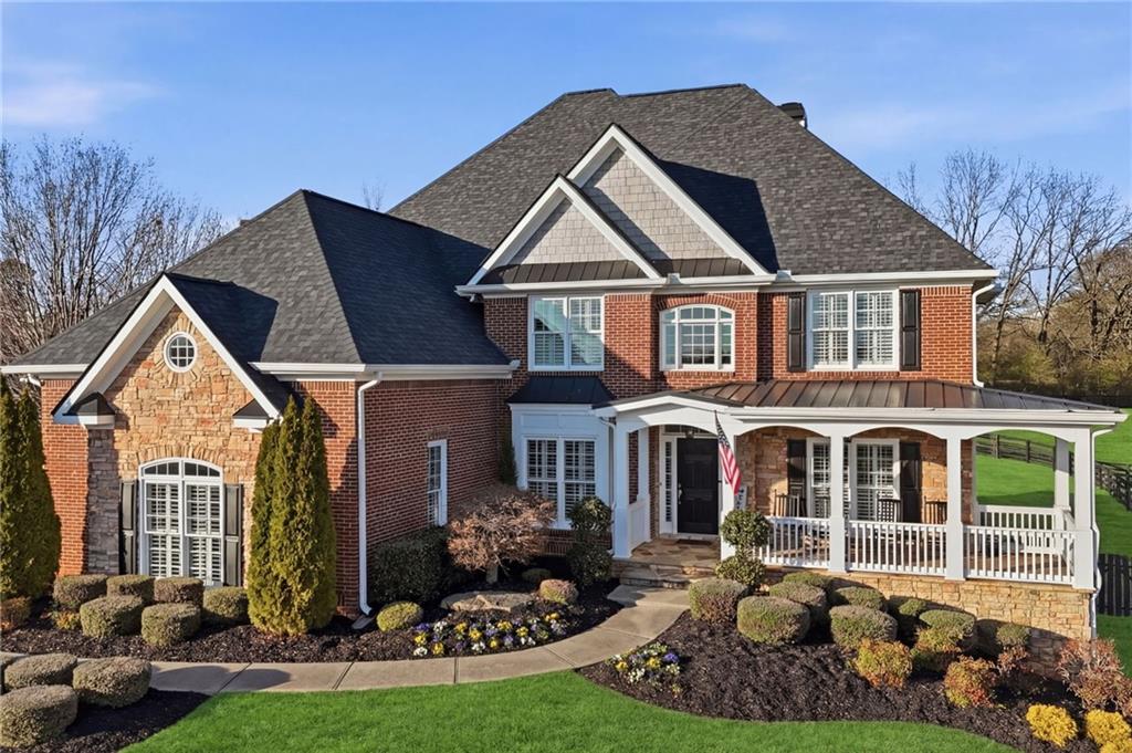 140 Red Gate Lakes Drive Canton, GA 30115 - Photo 85 of 92 a front view of house with yard and green space