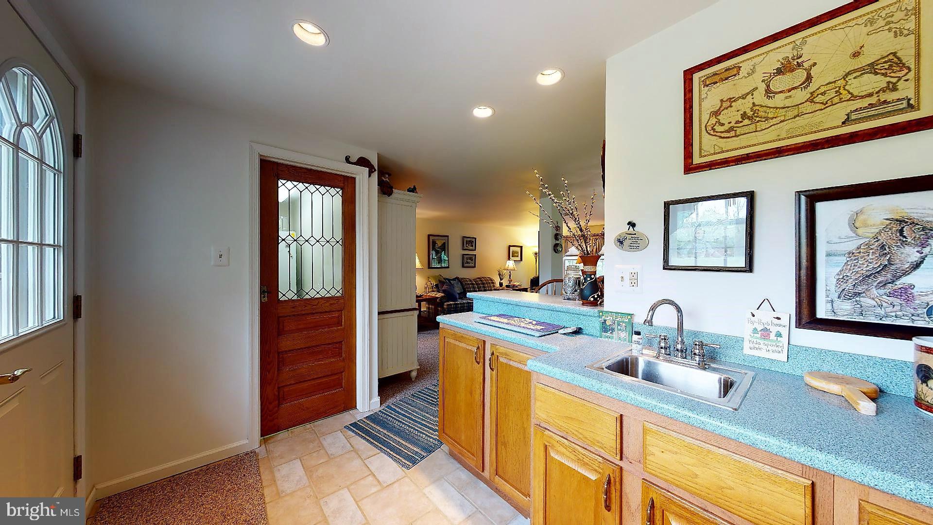 5741 Stump Road Pipersville, PA 18947 - Photo 18 of 50 Wet Bar and Leaded Glass Door to Freezer
