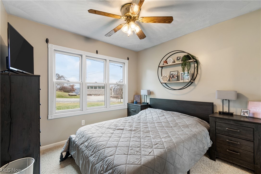 53330 High Ridge Road Bridgeport, OH 43912 - Photo 18 of 34 Carpeted bedroom featuring ceiling fan