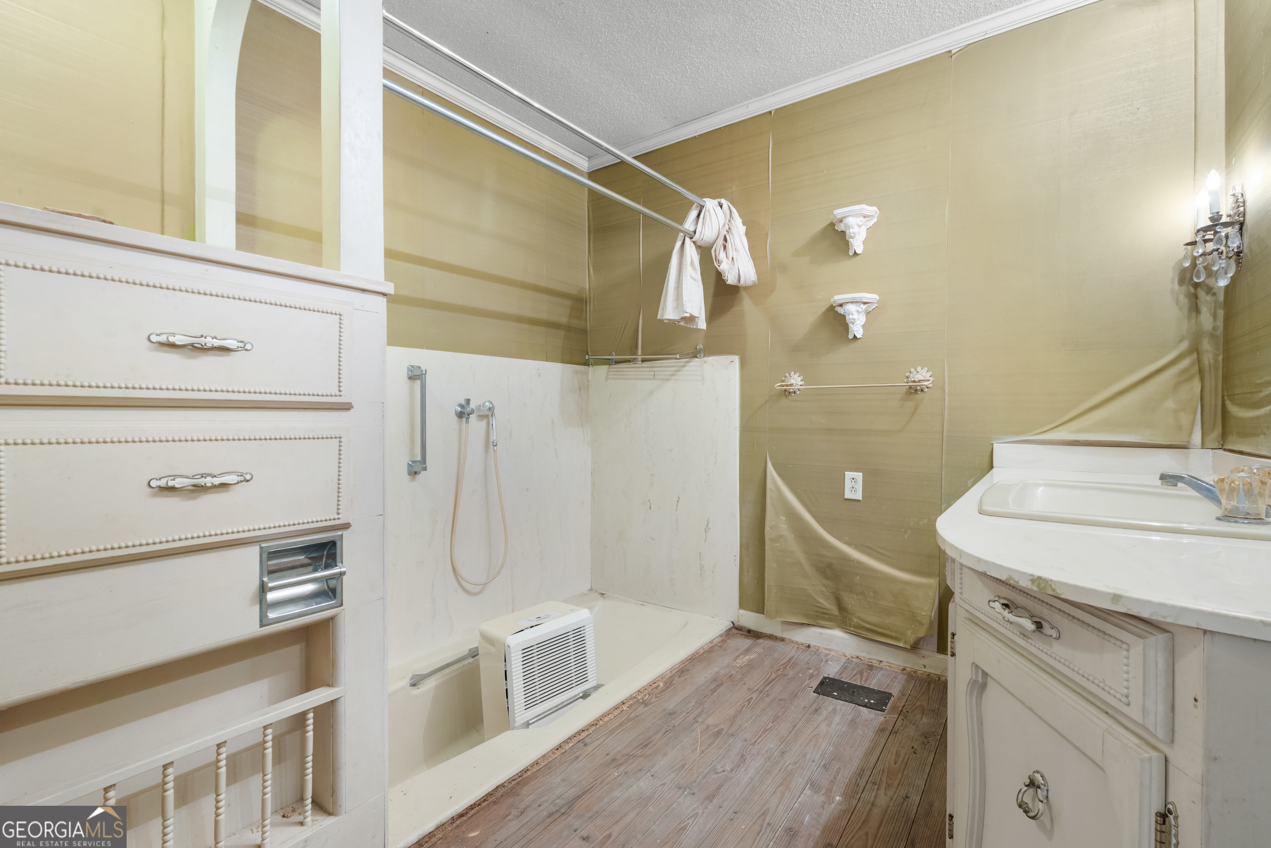 46875 Highway 46 Metter, GA 30439 - Photo 24 of 45 a bathroom with a sink mirror and shower