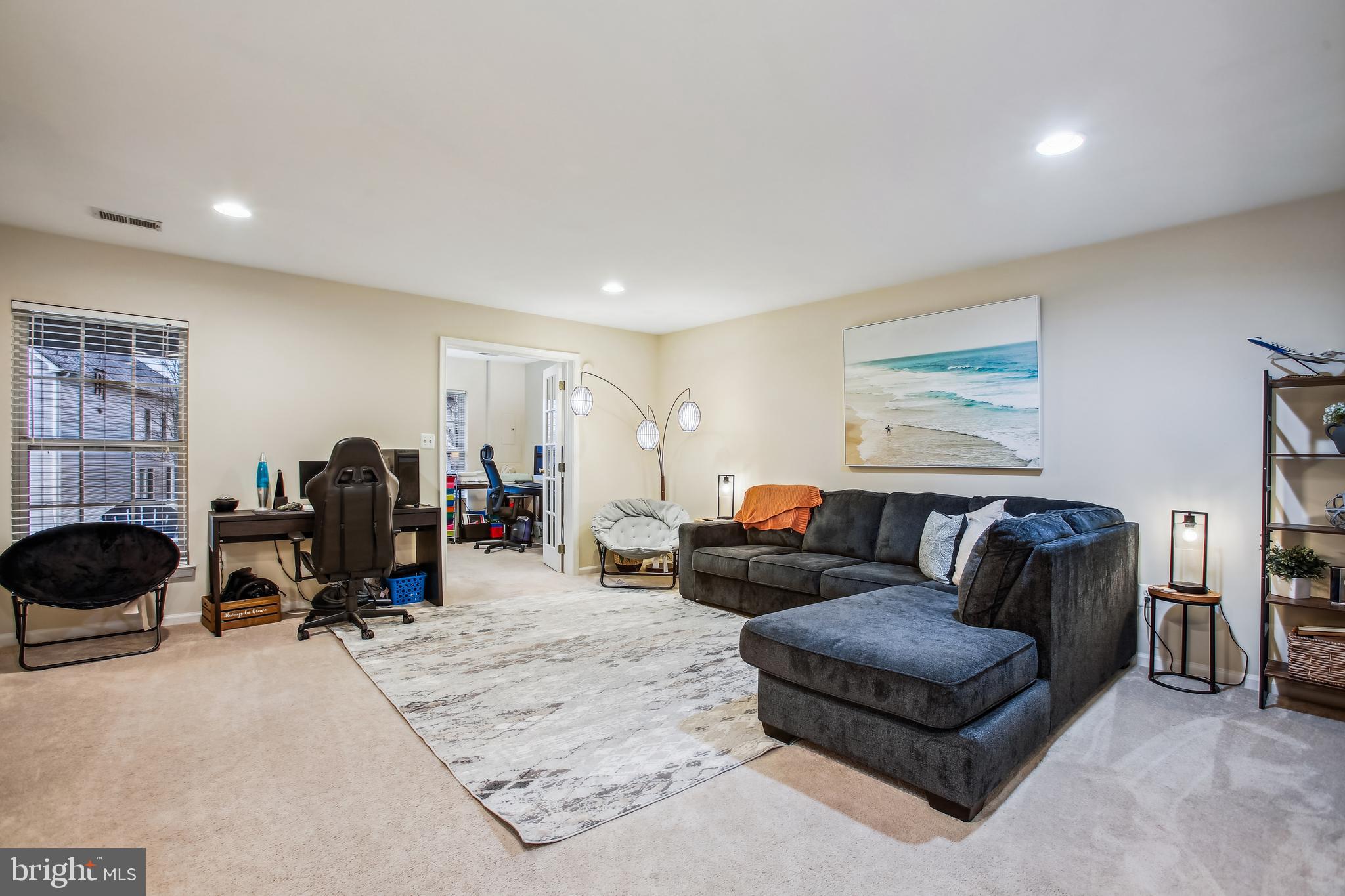 6624 Springirth Terrace Alexandria, VA 22315 - Photo 31 of 37 Lower Level Bonus/Recreation Room
