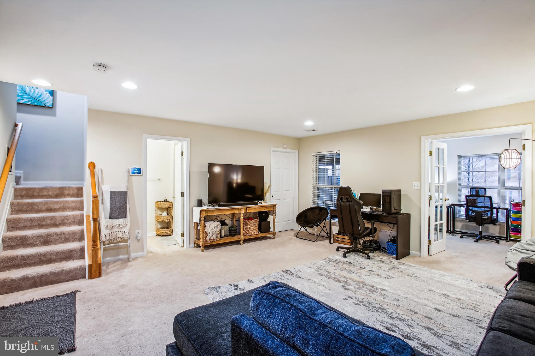 6624 Springirth Terrace Alexandria, VA 22315 - Photo 32 of 37 Lower Level Bonus/Recreation Room