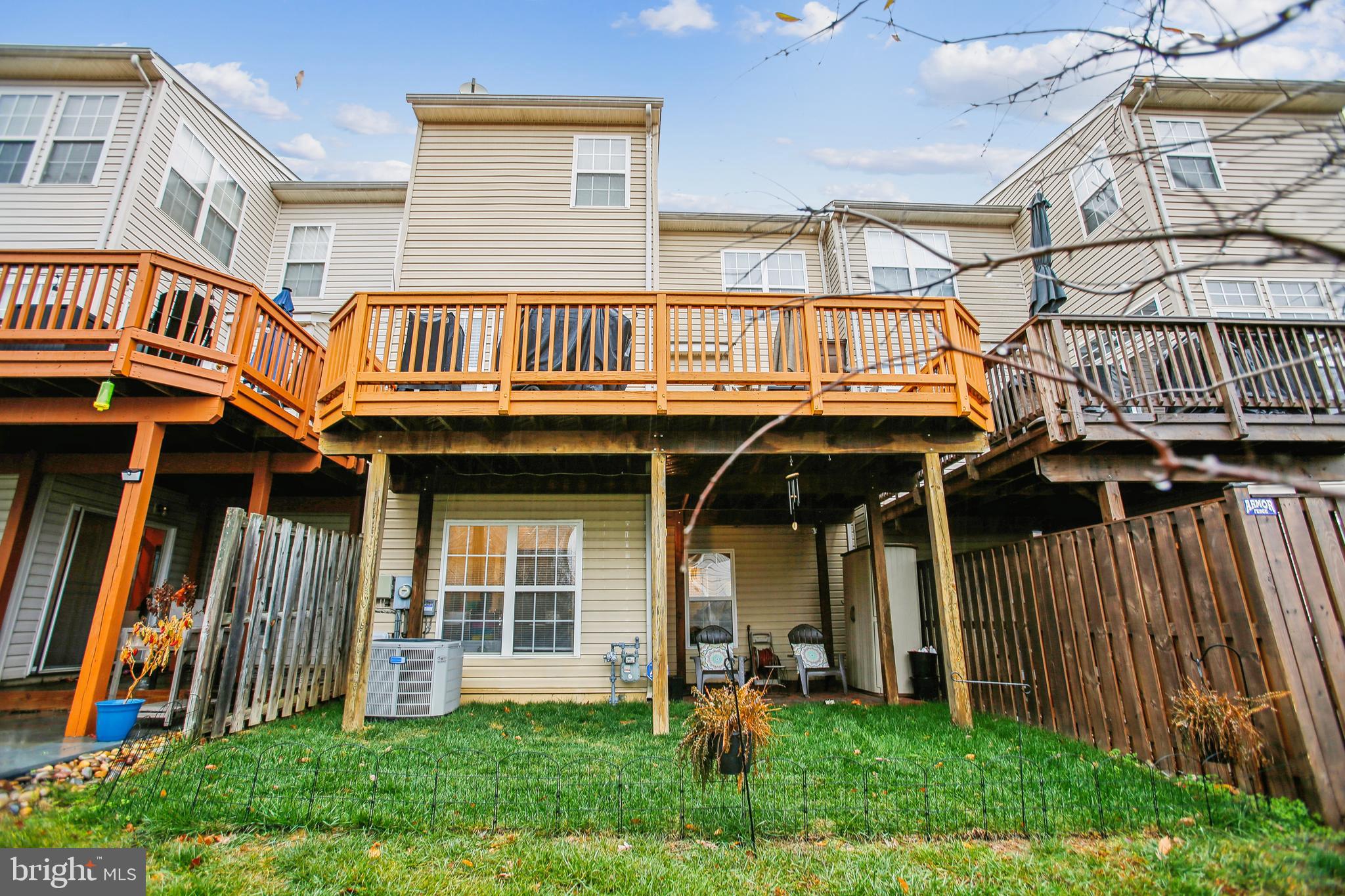 6624 Springirth Terrace Alexandria, VA 22315 - Photo 36 of 37 Back Elevation (patio/green space)