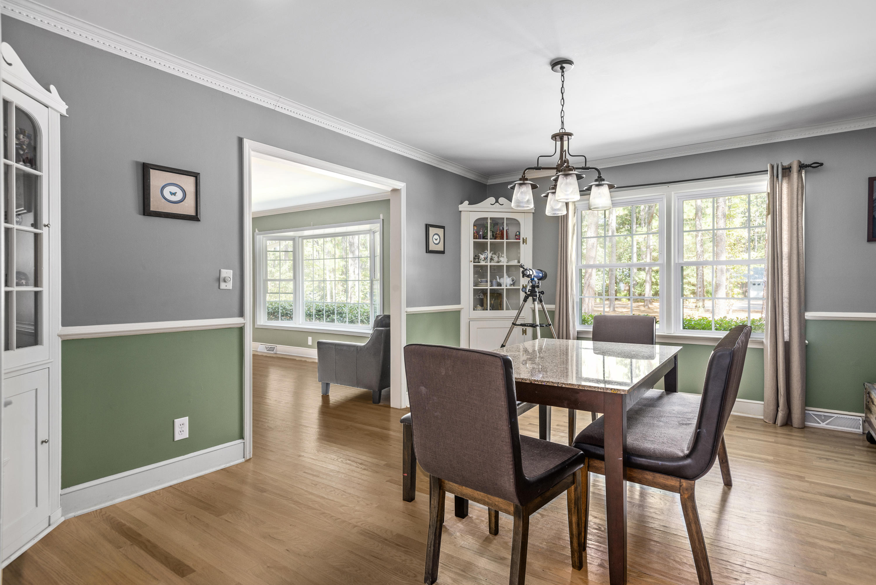 350 Laurel Road Southern Pines, NC 28387 - Photo 5 of 35 Dining room featuring 2 built-in corner hutches