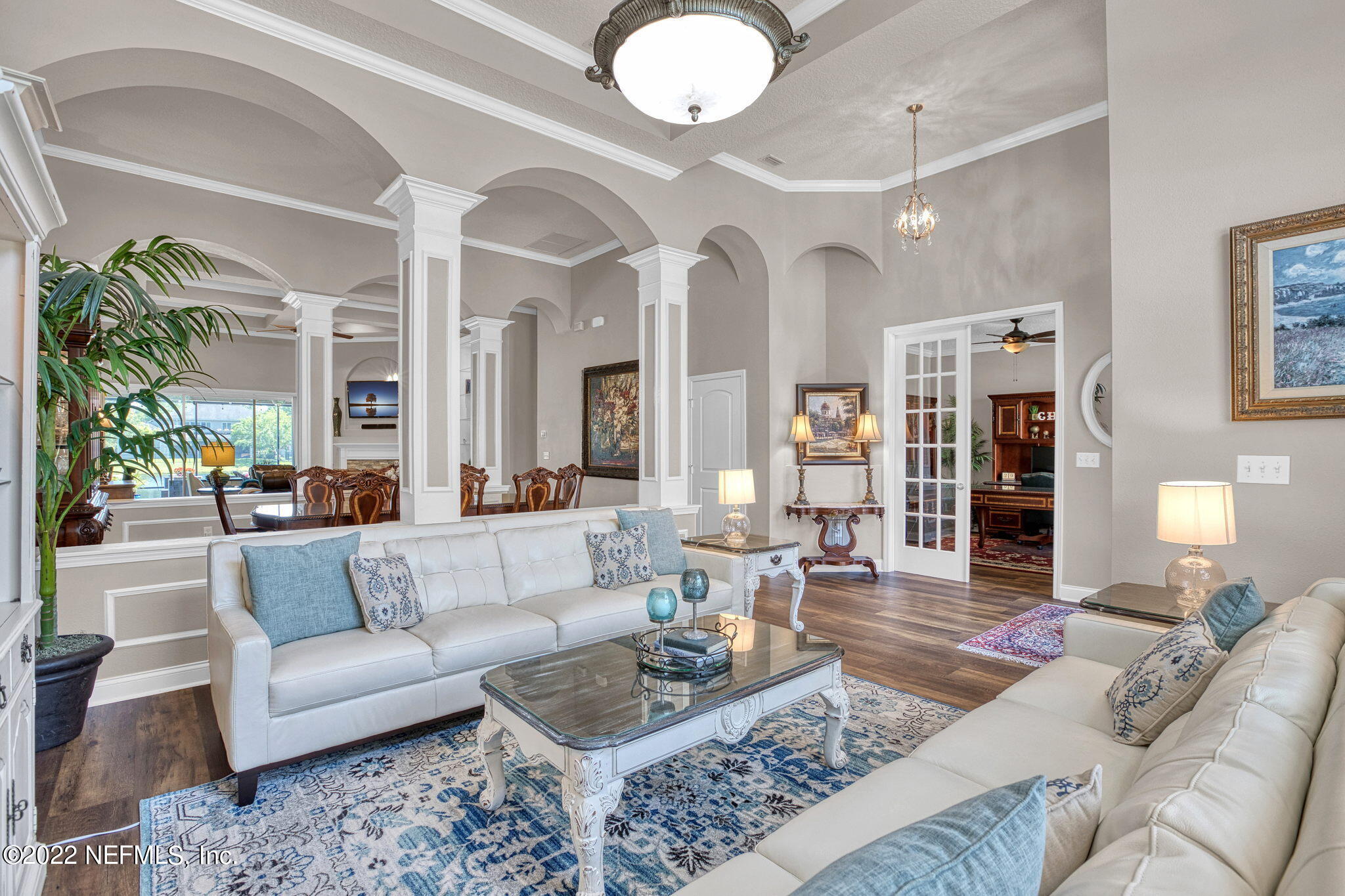 529 Saddlestone Drive St. Johns, FL 32259 - Photo 9 of 54 Living Room with Tray Ceilings
