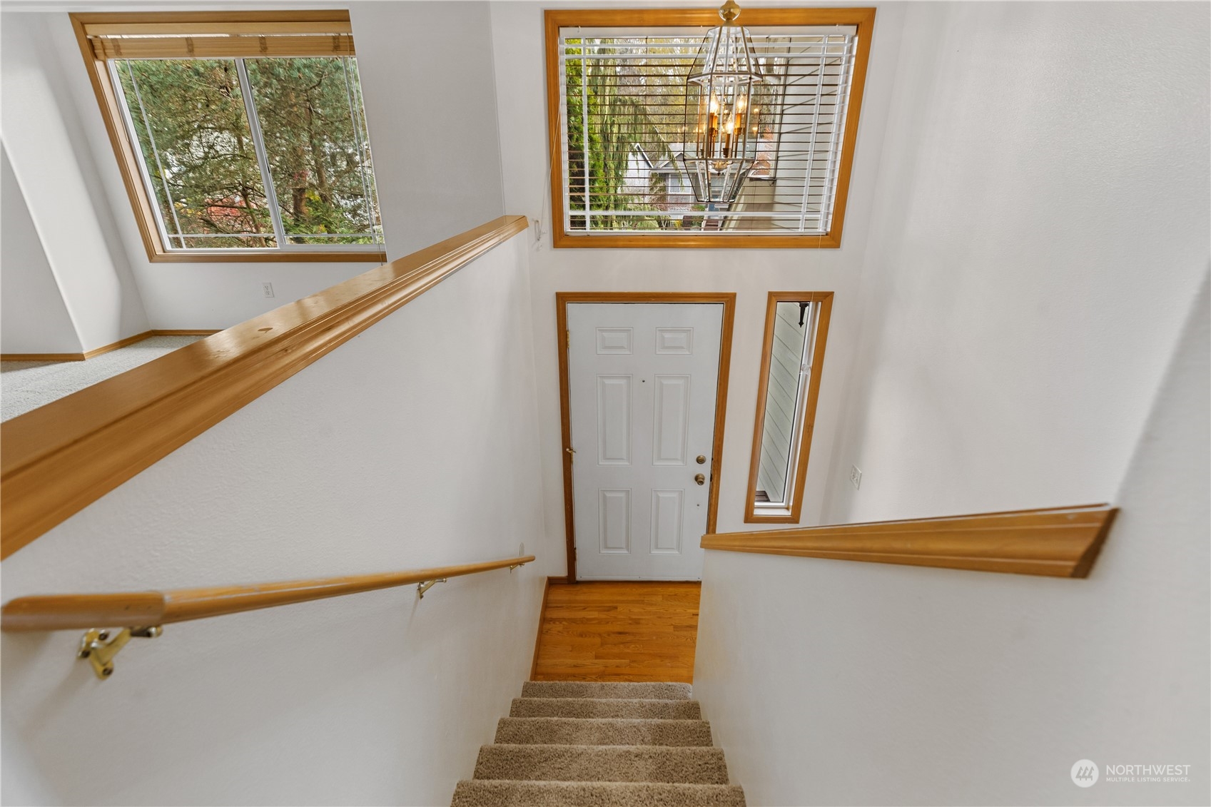 24216 13th Place West Bothell, WA 98021 - Photo 5 of 37 a view of a stairs and an entrance