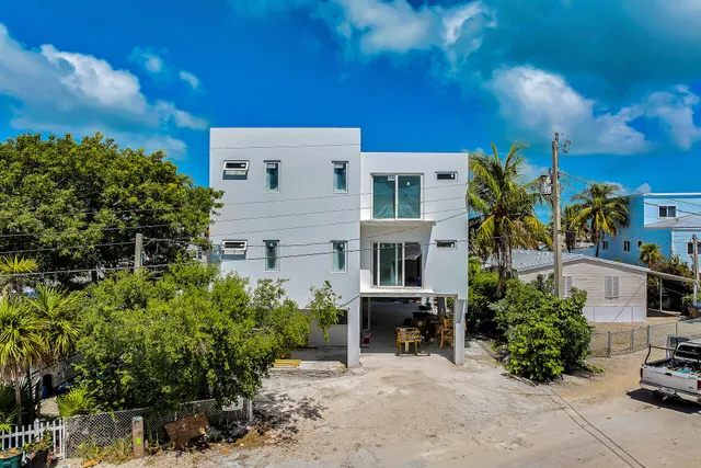 a view of a house with a patio