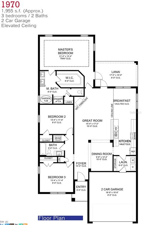 4461 Sutherland St Spring Hill, Unit LOT 13 Spring Hill, FL 34609 - Photo 2 of 2 1970 Floor Plan