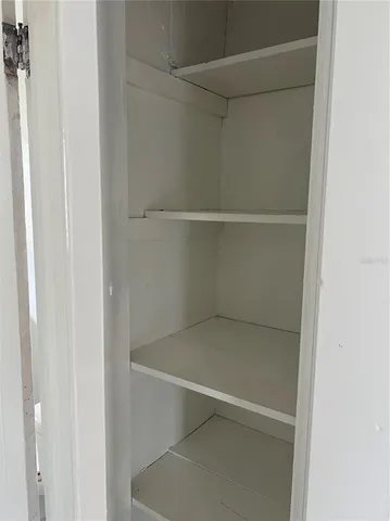 a close view of closet