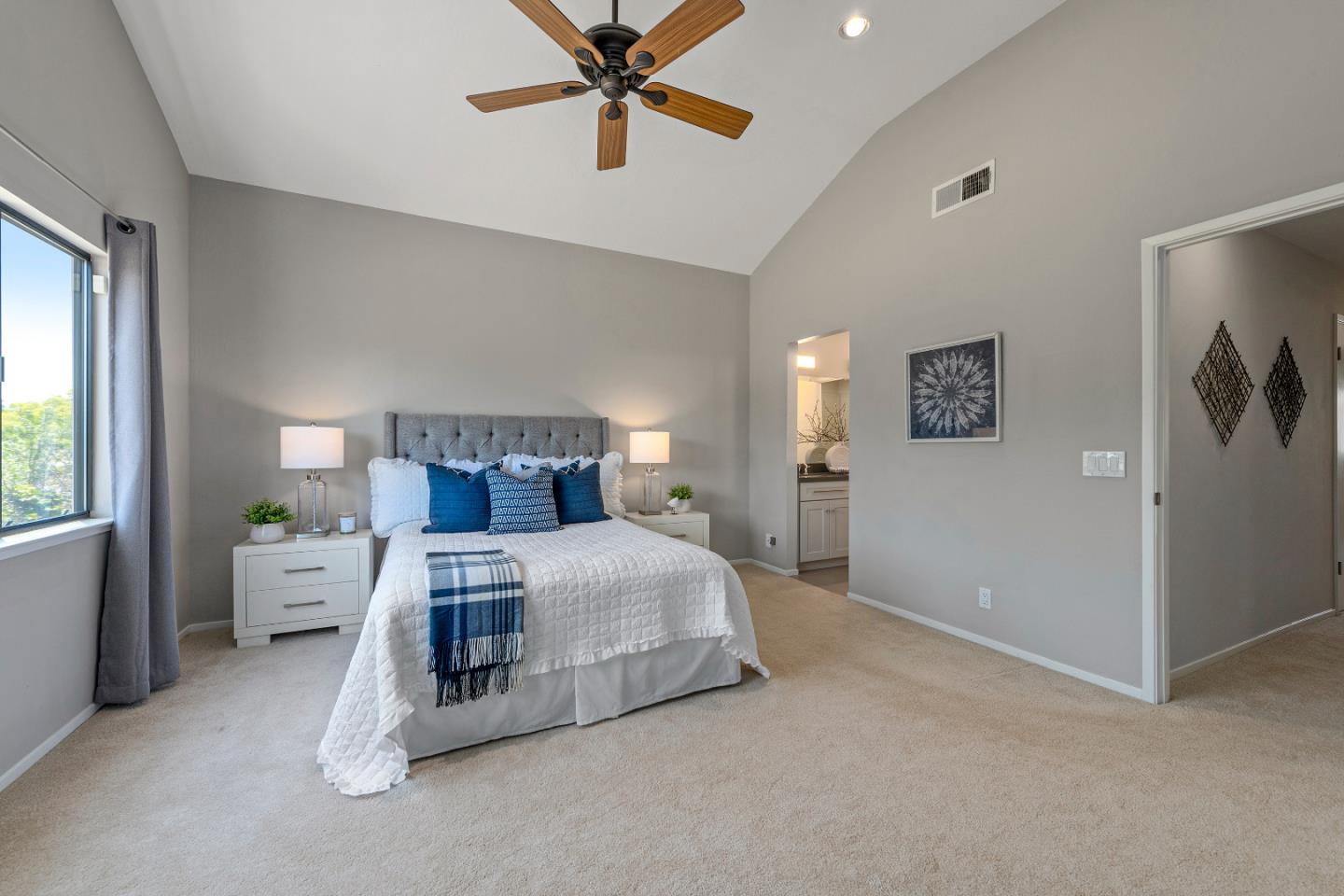 334 West Rincon Avenue Campbell, CA 95008 - Photo 14 of 25 a bedroom with a bed and window