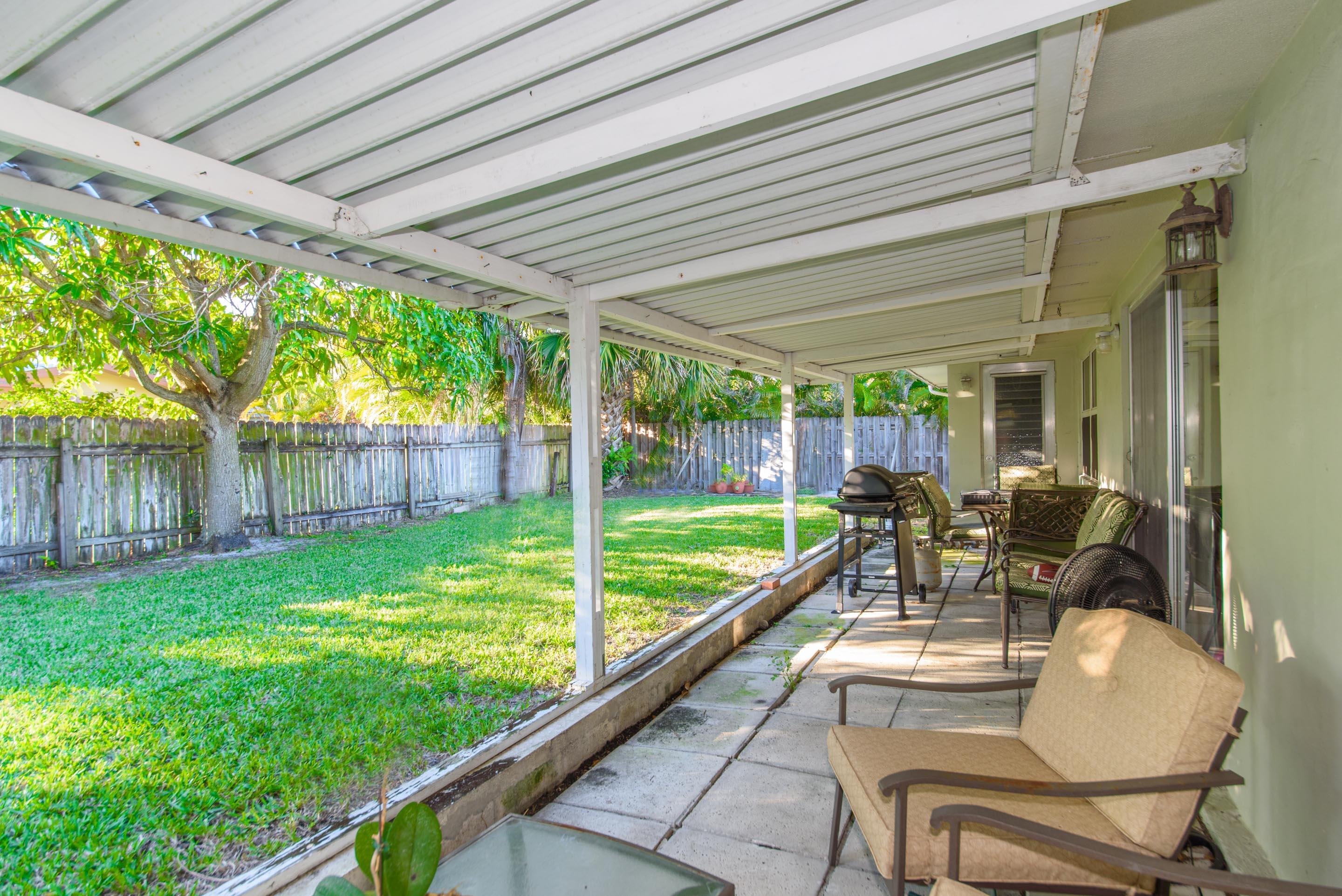 899 Southwest 9th Terrace Boca Raton, FL 33486 - Photo 12 of 13 Covered Patio