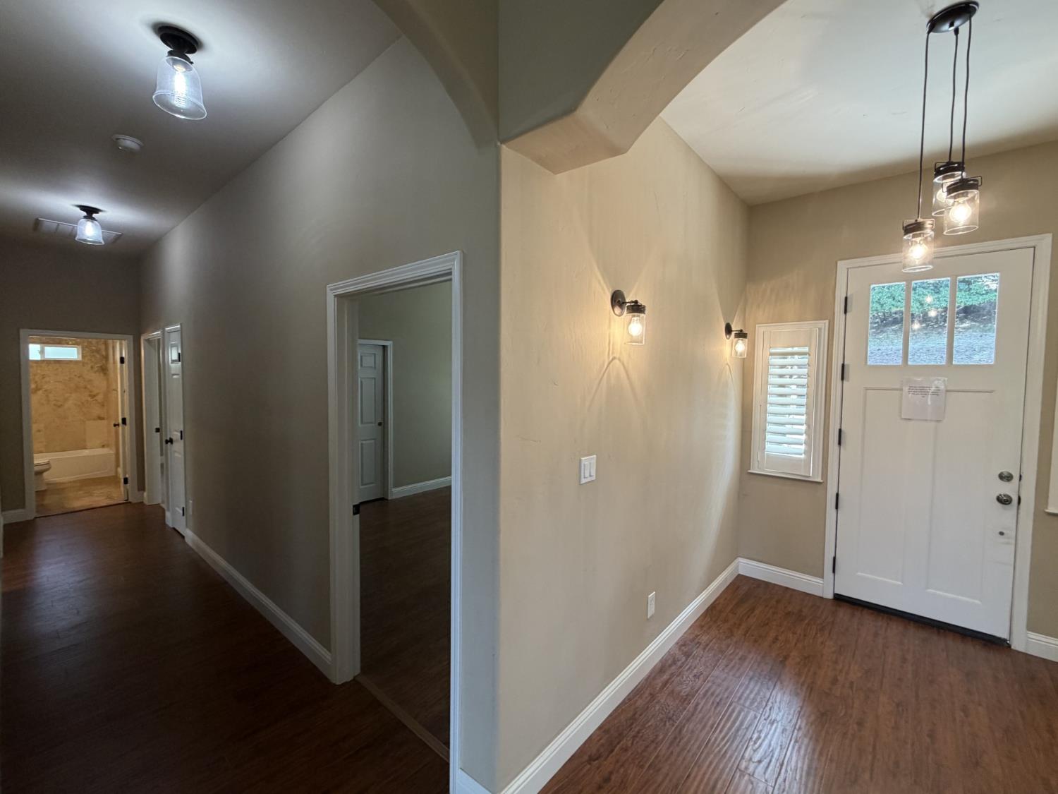1472 Nesting Way Placerville, CA 95667 - Photo 25 of 44 Main Level entry front door to hallway with entrances to 3 bedrooms and hall full bathroom