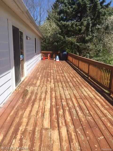 2755 North Hughes Road Howell, MI 48855 - Photo 10 of 57 Front Deck of the House facing North