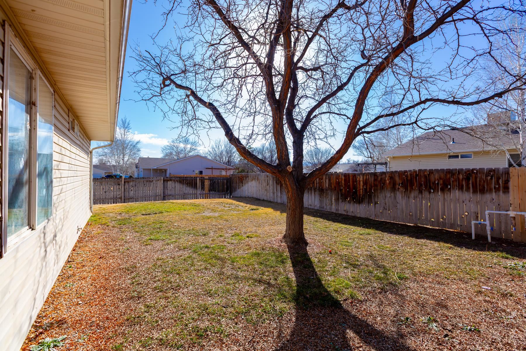 513 April Lane, Unit A Grand Junction, CO 81504 - Photo 8 of 31 a view of a backyard of the house