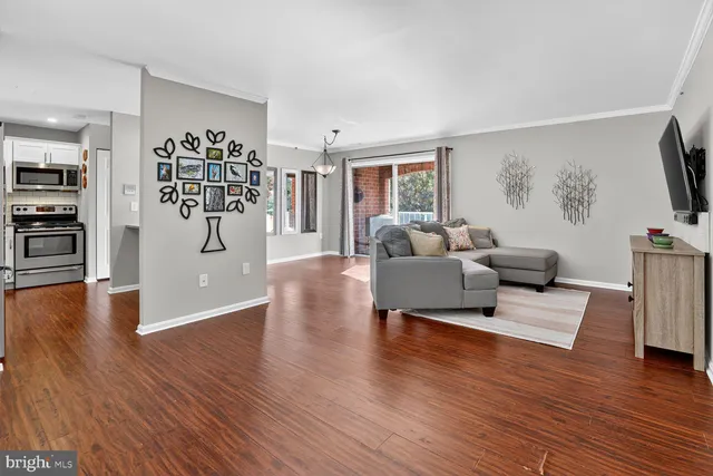 a view of a door and a window