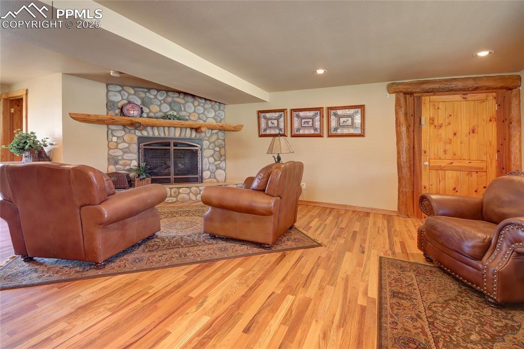 65 Sunshine Loop Fairplay, CO 80440 - Photo 35 of 50 CH Living Room With Fireplace