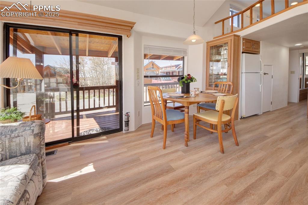 65 Sunshine Loop Fairplay, CO 80440 - Photo 8 of 50 Dining Area Showcasing Lots Of Natural Light
