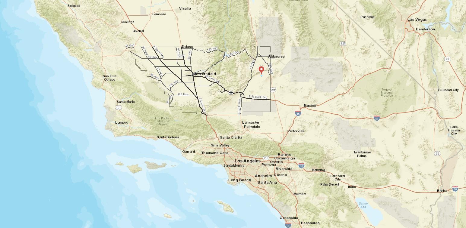 0 Butterfield Ranch Road Johannesburg, CA 93528 - Photo 9 of 9 a close up of a wall with a bench